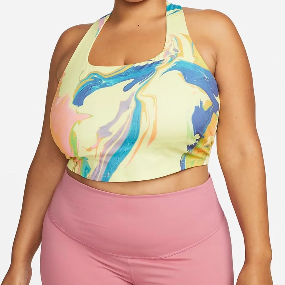 Nike Aurora Women's Cropped Marbled Tank Size 3X